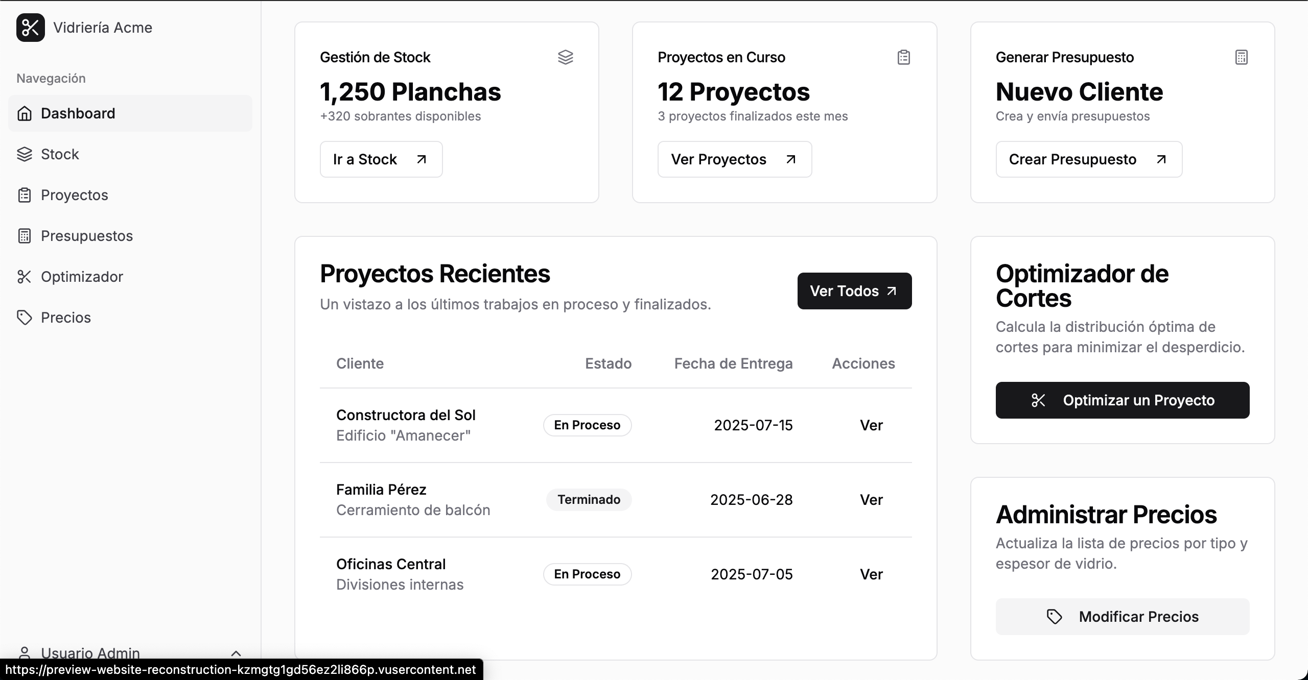 Acma AR Aberturas